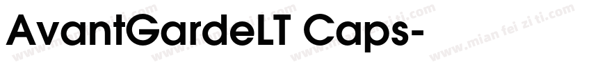 AvantGardeLT Caps字体转换